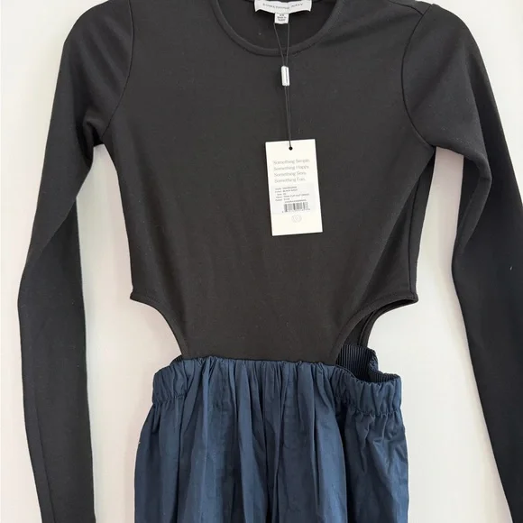 Something Navy Dark Blue Maxi Skirt - Picture 2 of 5